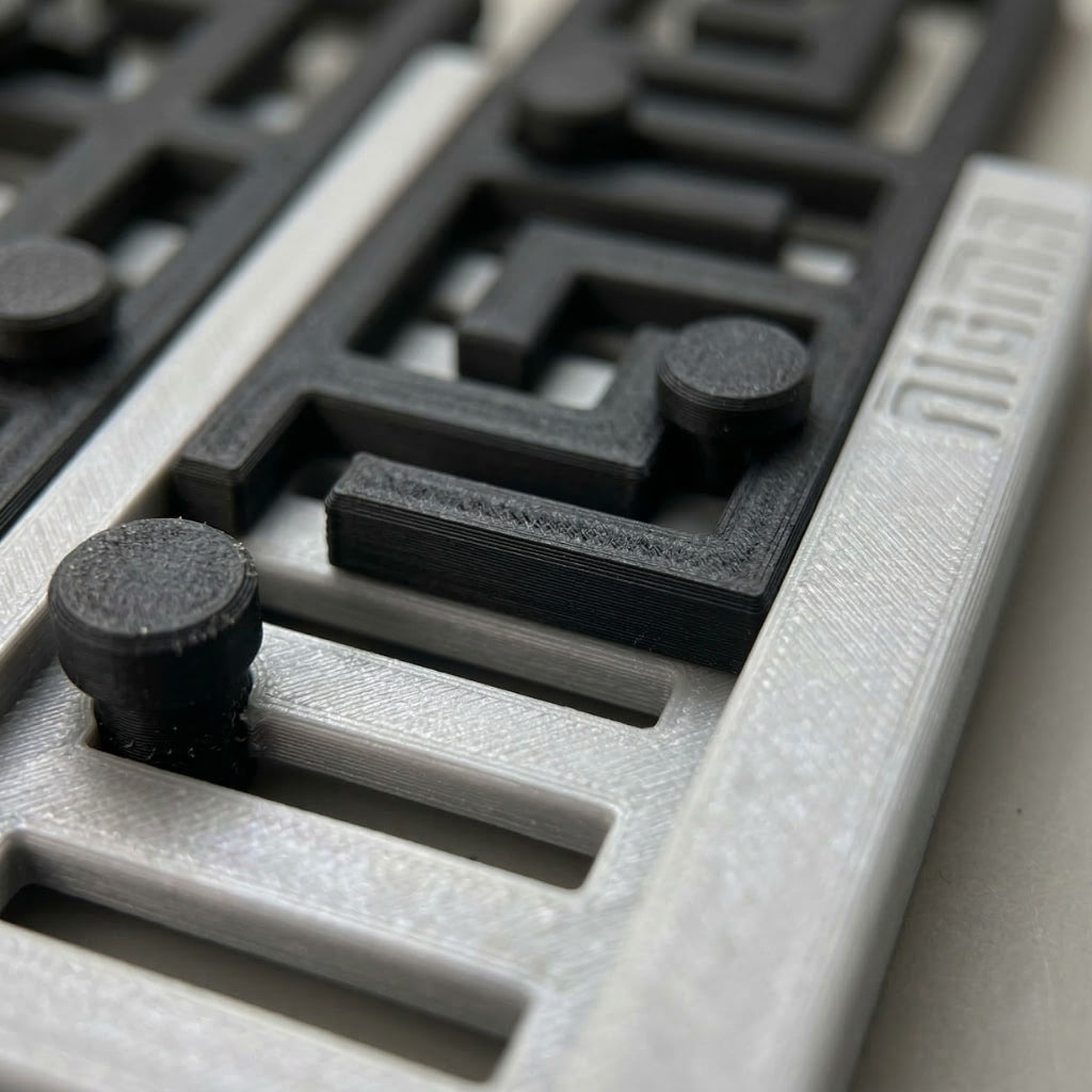Labirinto duplo com alavancas Nigma M3 — configuração do desafio