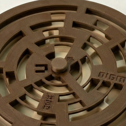 Labirinto circular com esfera Nigma M2 — vista complementar