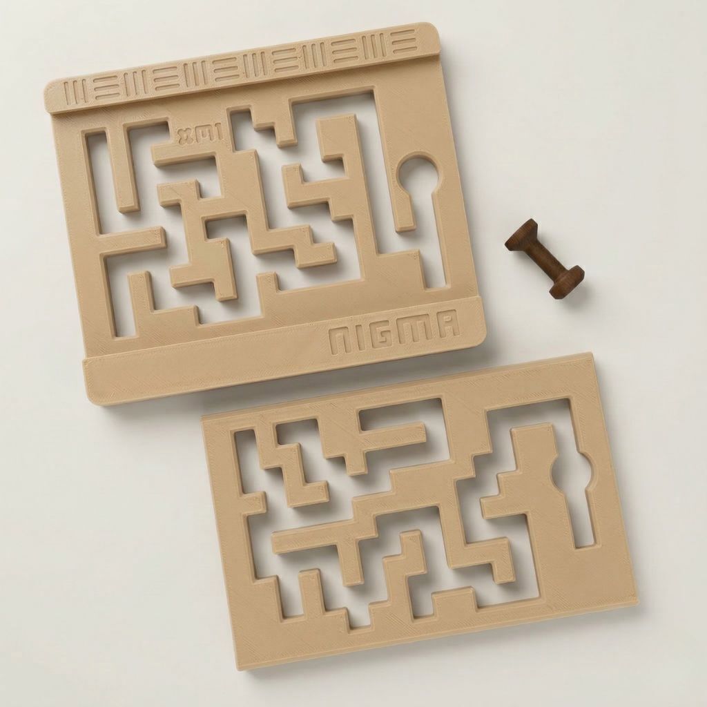 Labirinto duplo Nigma M1 — configuração do desafio