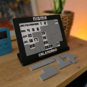 Calendário quebra-cabeça Nigma J7 — vista principal