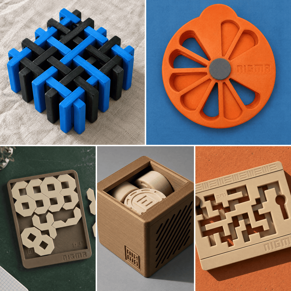 KIT Progressivo — os 5 quebra-cabeças do kit