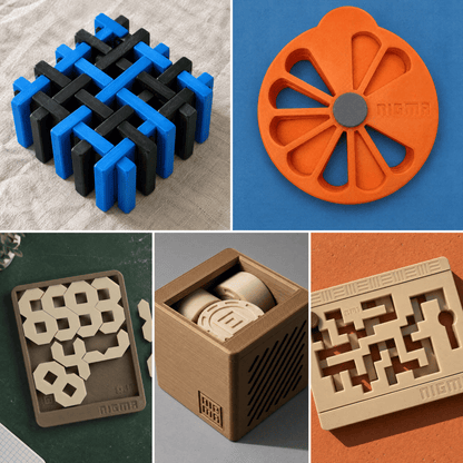 KIT Progressivo — os 5 quebra-cabeças do kit