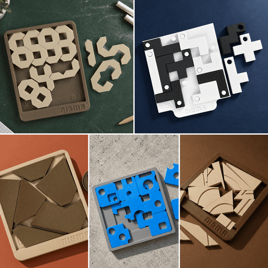 KIT Quebra-cabeças — os 5 quebra-cabeças do kit